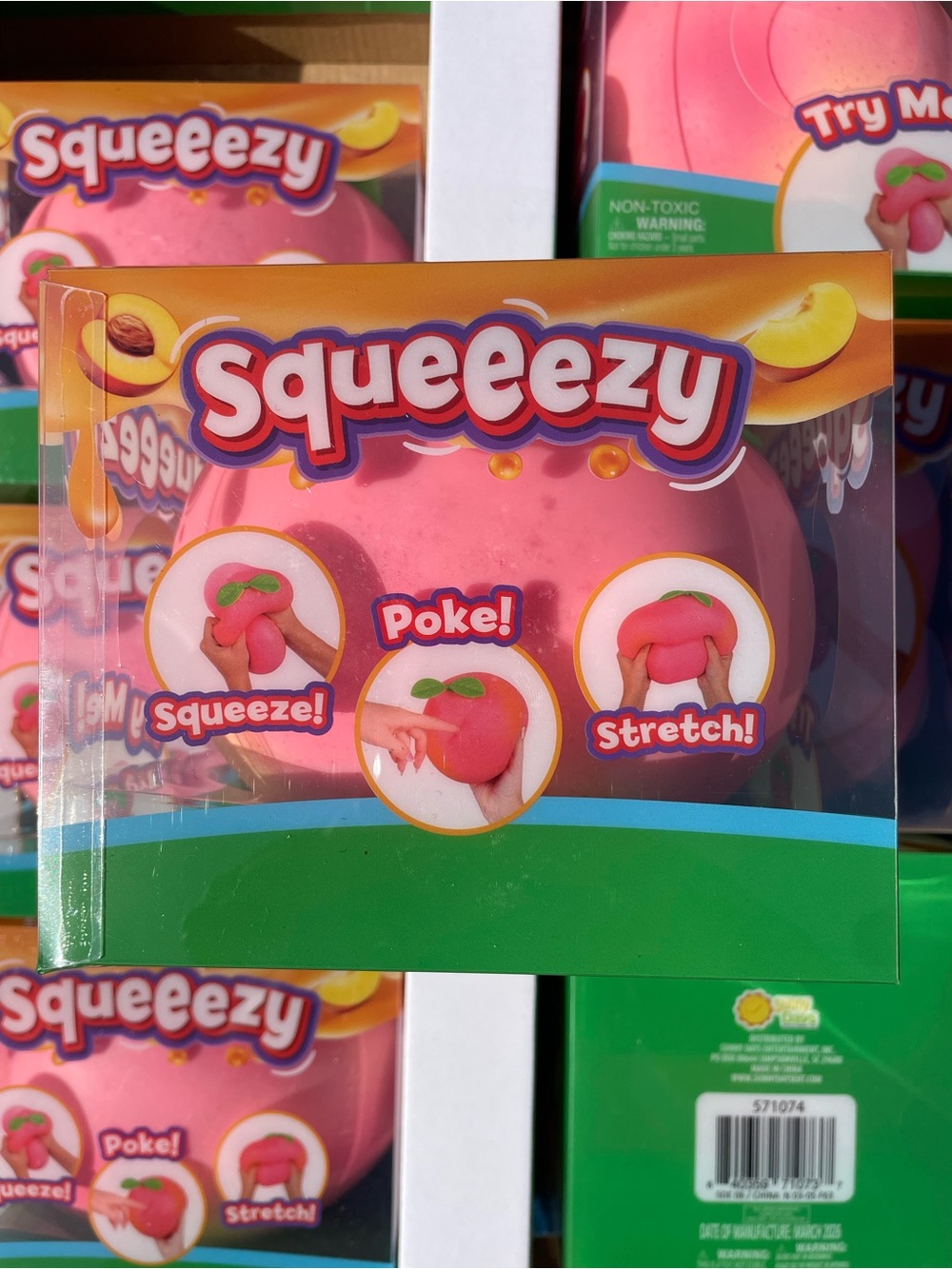 Viral Squeezy Toy Squishy Smushmart Sunny Days Peach NEW!